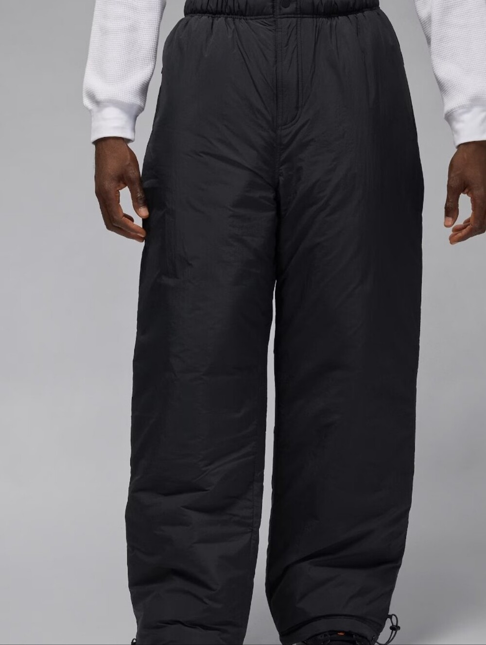 NIKE JORDAN MOUNTAINSIDE Men's Black Wide-Leg Insulated Pants SZ.L